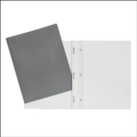 Portfolios carton lamine/3 attac.gris