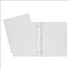 Portfolios carton lamine/3 attac.blanc