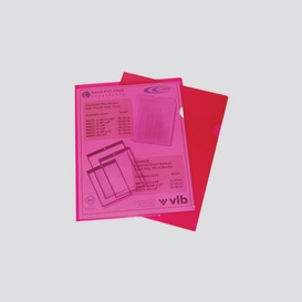 10/pqt pochette protectrice rouge 11x8.5
