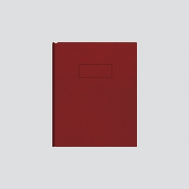 Livre composition 9.25x7.25 192 p. rouge