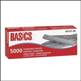 5000/pqt agrafes standard 1/4 basics