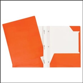 Portfolios orange cart.lamin./poch./att
