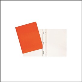 Portfolios carton lamine/3 attac.orange