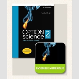 Option science chimie sec 5 cahier+web