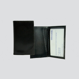 Fichier cartes d'affaires 48 c.cuir noir