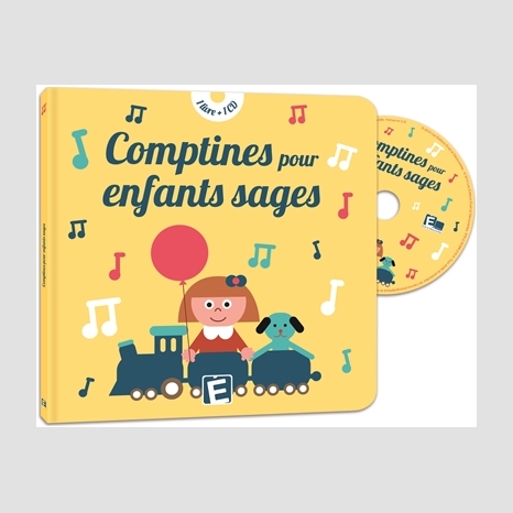 Comptines pour enfants sages +cd - Musique