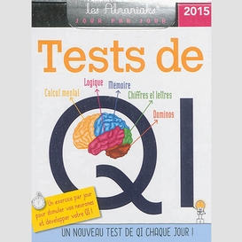 Tests de qi 2015 jour par jour