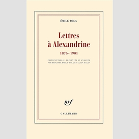 Lettres a alexandrine 1876-1901