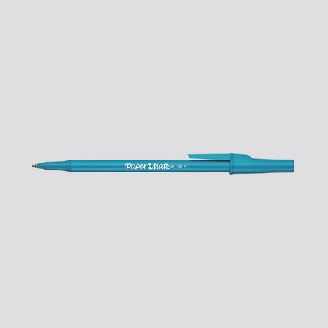 12/bte stylo bille bleu fin paper mate - Stylos & recharges