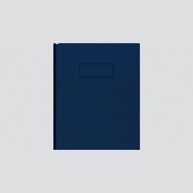 Livre composition 9.25x7.25 192 p. bleu
