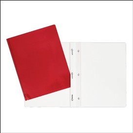 Portfolios carton lamine/3 attac.rouge