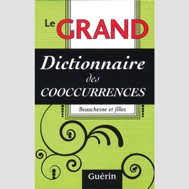 Grand dictionnaire des cooccurrences