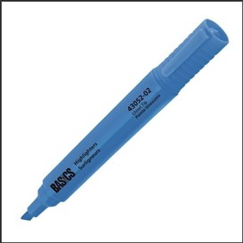 Surligneur bleu fluo basics
