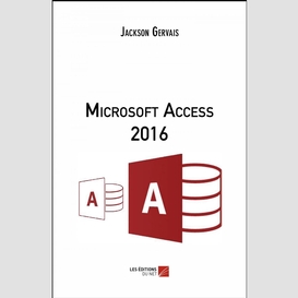 Microsoft access 2016
