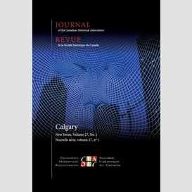 Journal of the canadian historical association. vol. 27 no. 1,  2016