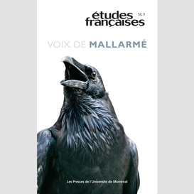 Études françaises. volume 52, numéro 3, 2016