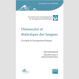 Distance(s) et didactique des langues