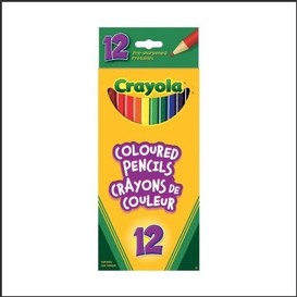 12/pqt crayon couleur crayola