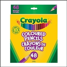 48/bte crayons couleur crayola