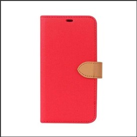 Etui portefeuille 2/1 iphone 11 rouge/bu