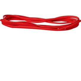 12/pqt elastique #117b 7x1/8 rouge