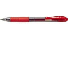 12/bte stylo retr gel med rouge g2