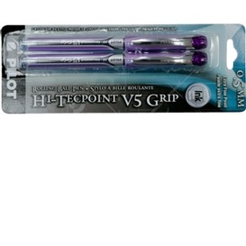 2/bte stylo bille violet hi-techpoint