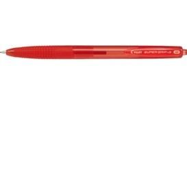 12/bte stylo retr moyen rouge supergripg