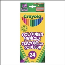 24/bte crayons couleur crayola
