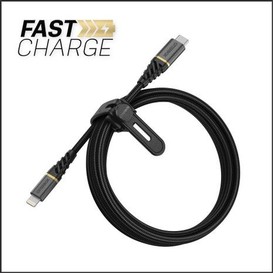 Cable lightning to usb-c 6' noir otterbo