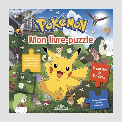 Pokemon mon livre-puzzle - 0 - 5 ans