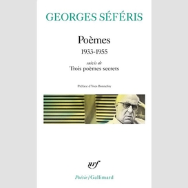 Poemes 1933-1955 trois poemes secrets