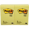 Post-it 4x6 ligne jaune 100/pqt