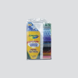 50/pqt marqueur supertip lavable crayola