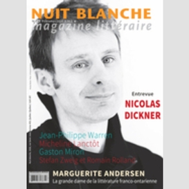 Nuit blanche, magazine littéraire. no. 142, hiver 2016