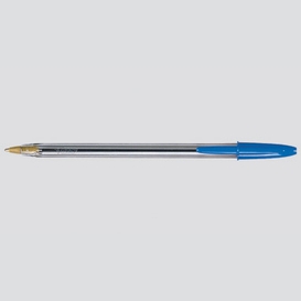 12/bte stylo bille bleu med bic cristal