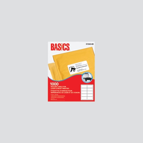 1000/bte etiquette 4x2 basics - Produits de bureau BASICS